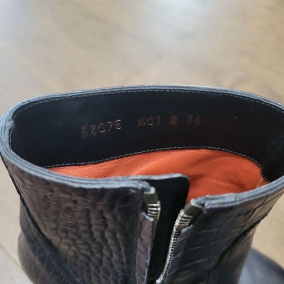 Santoni Leather boots 36 - Picture 4 of 9